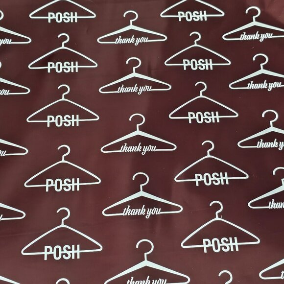 Poly Mailers 10x13 (25) New Posh Clothes Hanger Thank You Shipping Bags - Picture 2 of 2